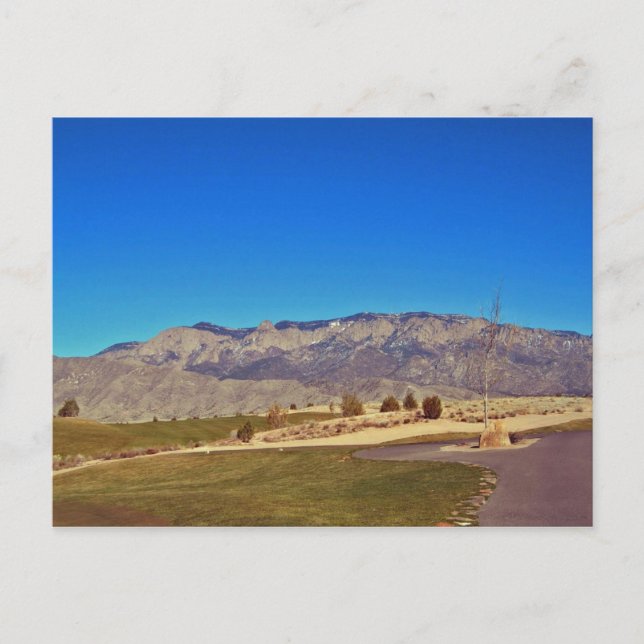 Postal Montaña Sandia, Albuquerque Nuevo México (Anverso)