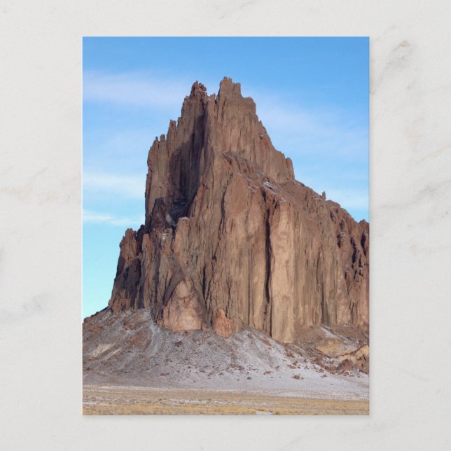 Postal Montaña Shiprock, Nuevo México (Anverso)