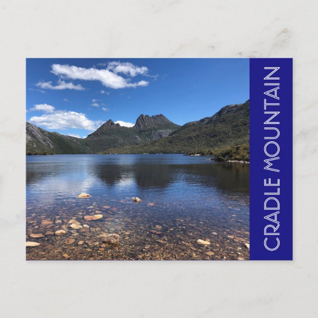 Postal montaña tasmania cradle (Anverso)