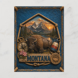Postal Montana Viajes Antiguos