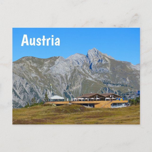 Postal Montañas Altas de Austria (Anverso)