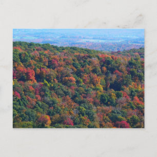 Postal Montañas Apalaches en Otoño