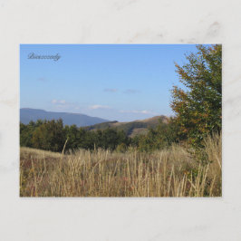Postal Montañas Bieszczady Polonia