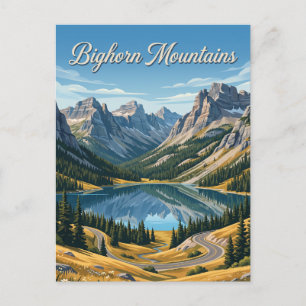 Postal Montañas Bighorn Wyoming