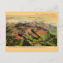 Postal Montañas Blancas de New Hampshire