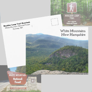 Postal Montañas Blancas de New Hampshire Fotográfico