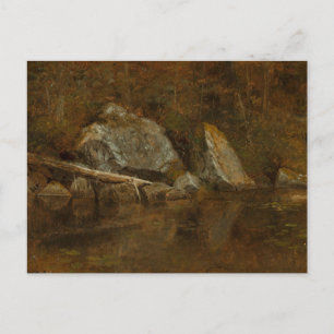 Postal Montañas blancas, lago Echo de Albert Bierstadt