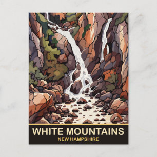 Postal Montañas Blancas, New Hampshire, Viajes 