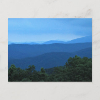 Postal Montañas Blue Ridge