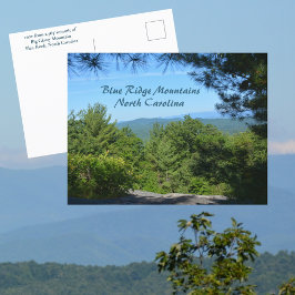 Postal Montañas Blue Ridge Big Glassy Mt Carolina del Nor