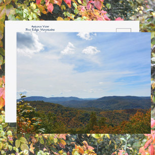 Postal Montañas Blue Ridge Carolina del Norte Vista de Ot