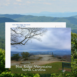Postal Montañas Blue Ridge Jump Off Rock NC