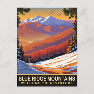 Postal Montañas Blue Ridge, Viajes