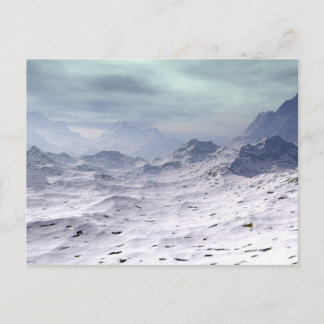 Postal Montañas cubiertas de nieve