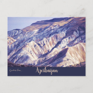 Postal Montañas de Caramelo Azerbaiyán