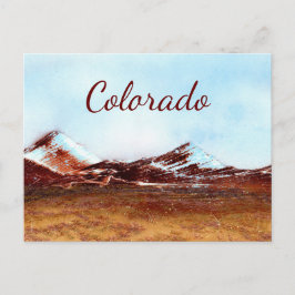 Postal Montañas de Colorado en Color