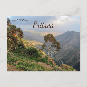 Postal Montañas de Eritrea África