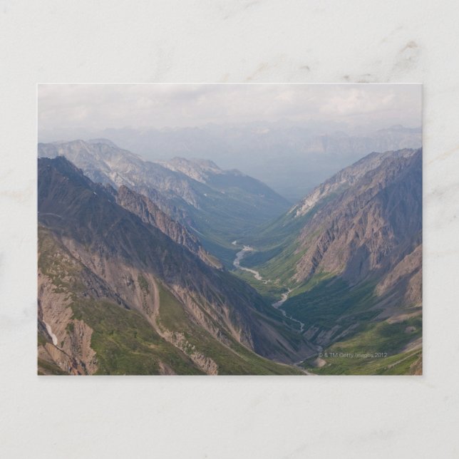 Postal Montañas de la gama de Alaska, Alaska, los (Anverso)