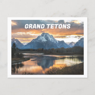 Postal Montañas de los Grandes Tetones Jackson Wyoming