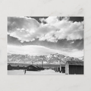 Postal Montañas de Manzanar, 1943