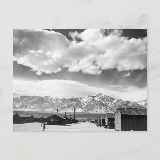 Postal Montañas de Manzanar, 1943 (Anverso)