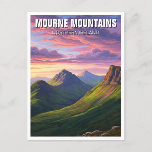 Postal Montañas de Mourne Viajes de Irlanda del Norte