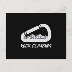 Postal Montañas de Rock Escalar Escalar Idea de Regalo