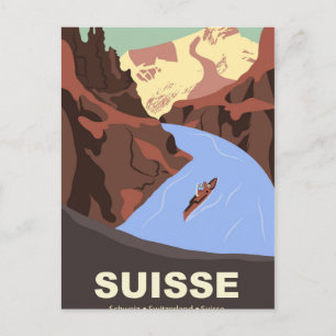 Postal Montañas de Suiza