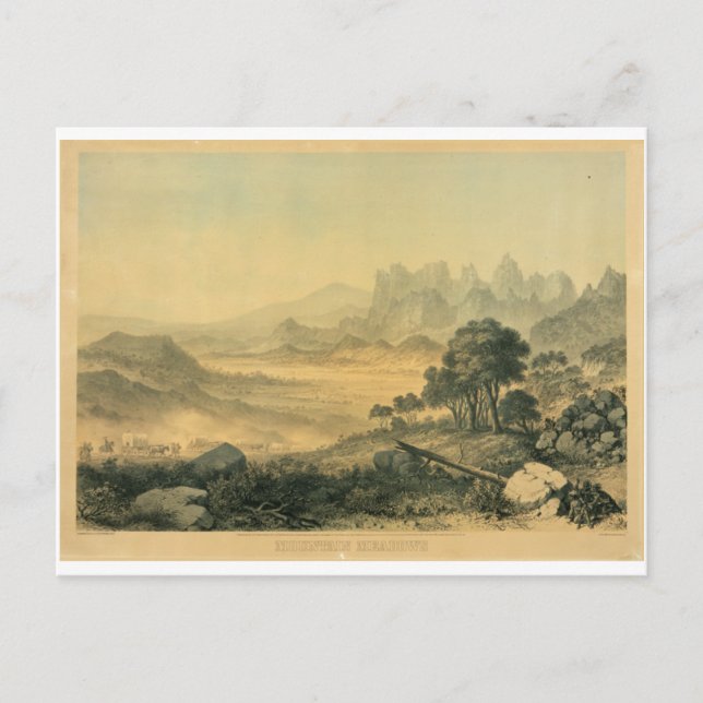 Postal Montañas de Utah (Anverso)