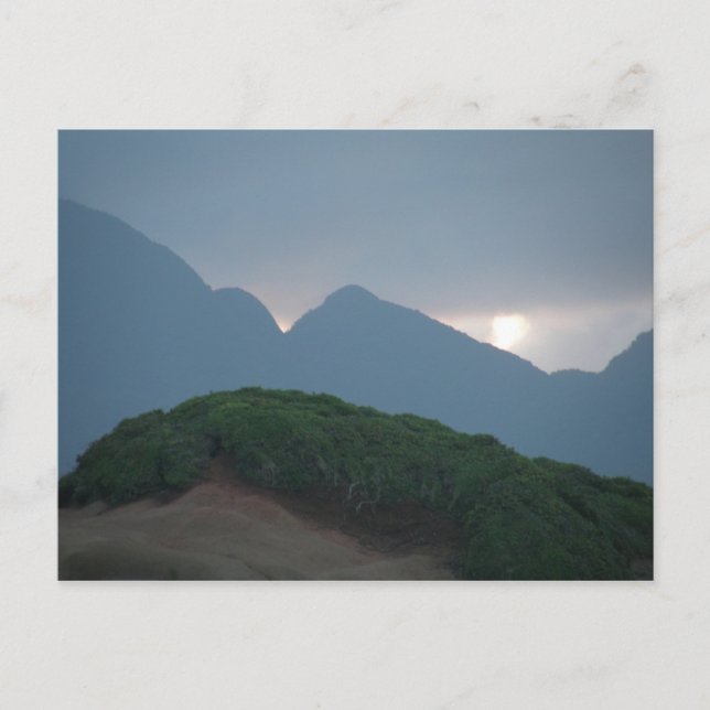 Postal Montañas Dominica (Anverso)