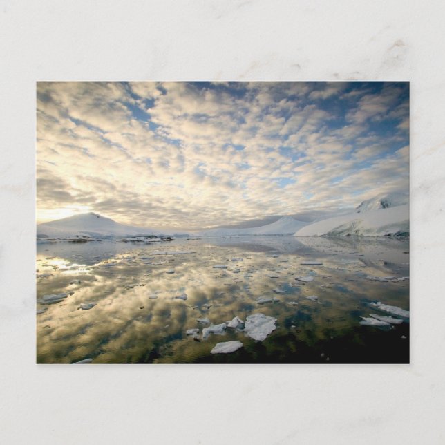 Postal Montañas en Port Lockeroy con (Anverso)