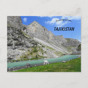 Postal Montañas en Tayikistán