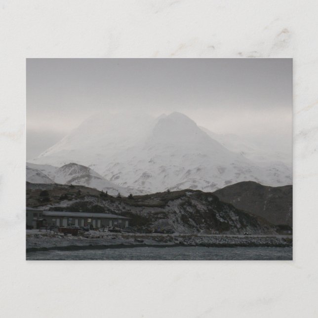 Postal Montañas Ghostly, Isla Unalaska (Anverso)