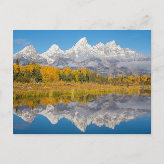 Postal Montañas Grand Teton Wyoming (Anverso)