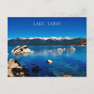 Postal Montañas Lake Tahoe California