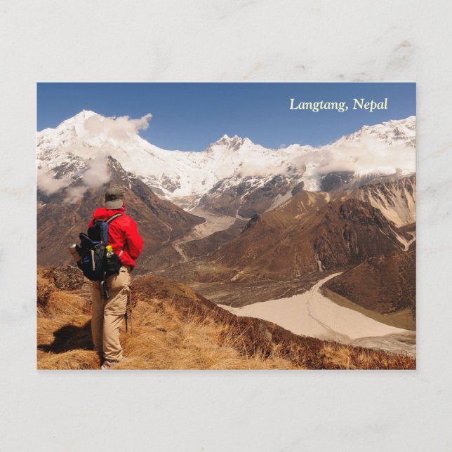 Postal Montañas Langtang (Anverso)