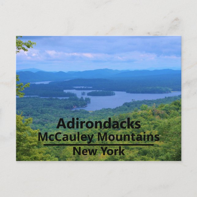 Postal Montañas McCauley (Anverso)