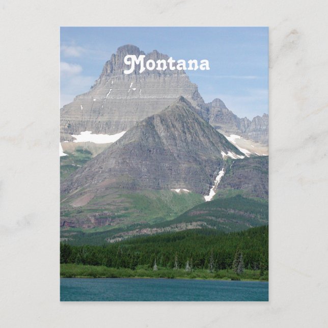 Postal Montañas Montana (Anverso)