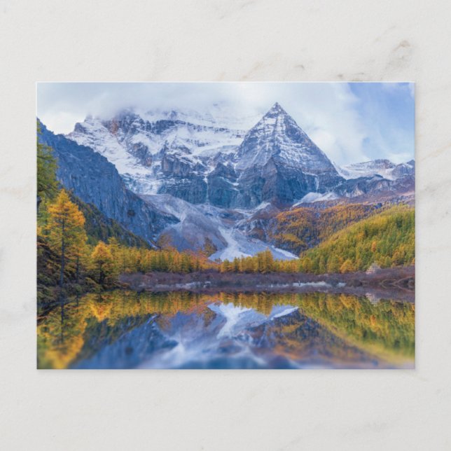 Postal Montañas | Montañas del Himalaya, China (Anverso)