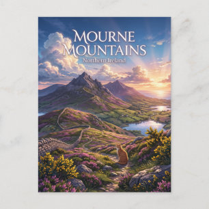Postal Montañas Mourne Irlanda del Norte