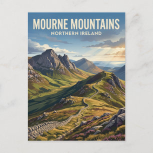Postal Montañas Mourne Irlanda del Norte