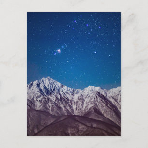 Postal Montañas   Mt. Jiigatake y Mt. Kashima-yarigatake