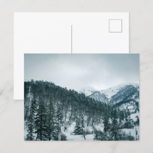 Postal Montañas nevadas de Georgia