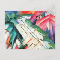 Montañas (Paisaje) de Franz Marc, Arte de época
