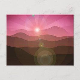 Postal Montañas Púrpura