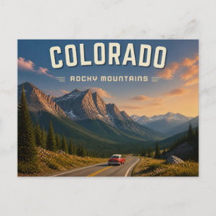 Postal Montañas Rocosas de Colorado