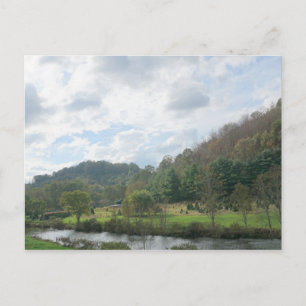 Postal Montañas rurales Blue Ridge de Carolina del Norte
