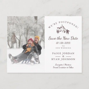 Postal Montañas rusticas de paisajes fotográficos cambian