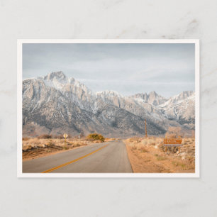 Postal Montañas Sierra Alabama Hills Mt Whitney