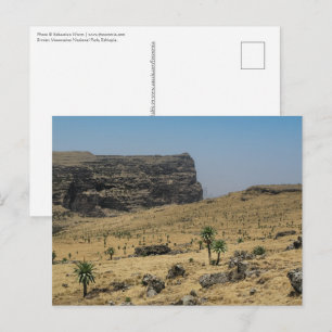 Postal Montañas Simien Etiopía